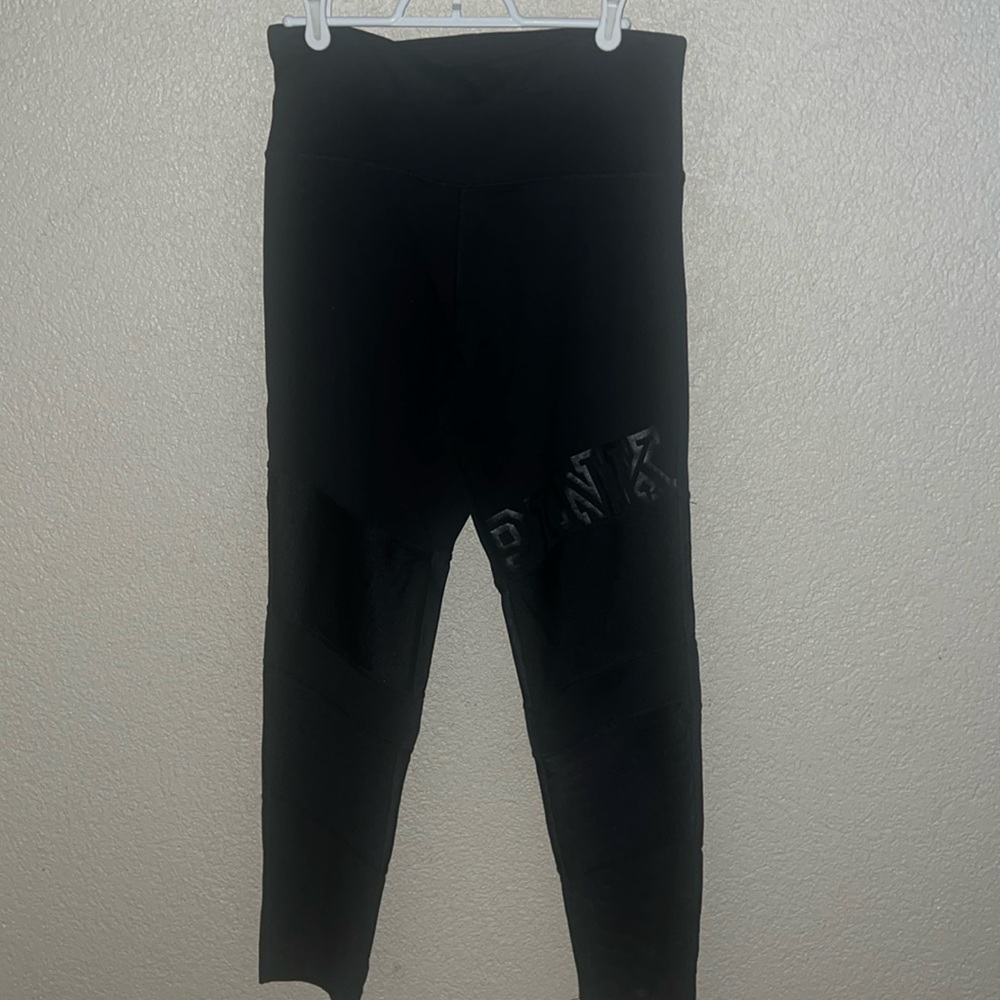 VS pink black leggings